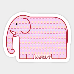 Elephant Sticker